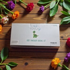 Tovla Jr. Kids' Dinosaur Baking Set - Green